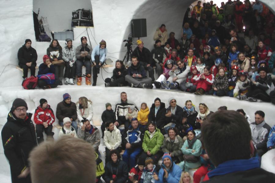 wenn es eisig wird, rücken wir zusammen und freuen uns ....