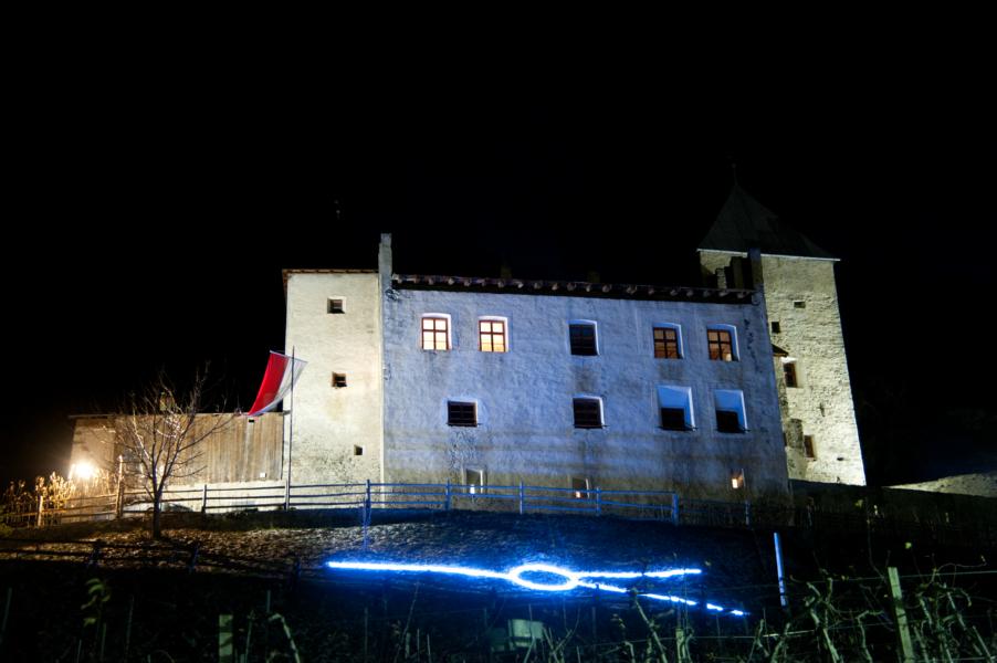 die Tschenglsburg im Winter